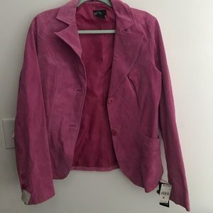 REAL SUEDE blazer jacket